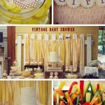 Duck Yellow Vintage Baby Shower