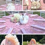 Pink Princess Swan Baby Shower