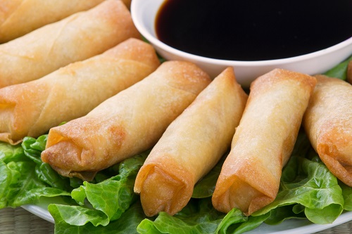 springrolls finger food