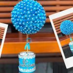 DIY Craft Paper Flowerpot Centerpiece for Parties