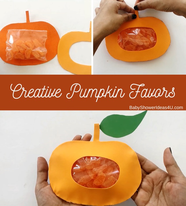 DIY Creative Pumpkin Party bags