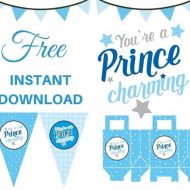 Free-Prince-charming-baby-shower-Package-Instant-download