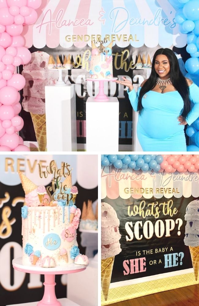 What's The Scoop Gender Reveal Party – Baby Shower Ideas 4U