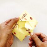 Making Pull Tab Easter Hunt Invitation Card