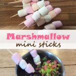 Making Mini Marshmallow Sticks (Sshmallows Sticks)