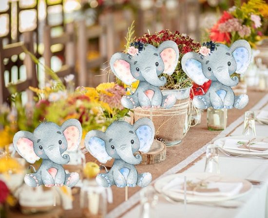 little peanut gender reveal centerpieces