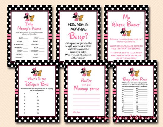 pink and black polka dots minnie mouse games