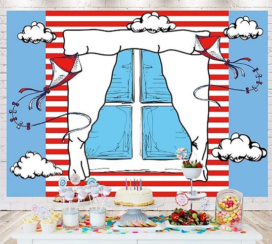Dr Seuss party backdrop