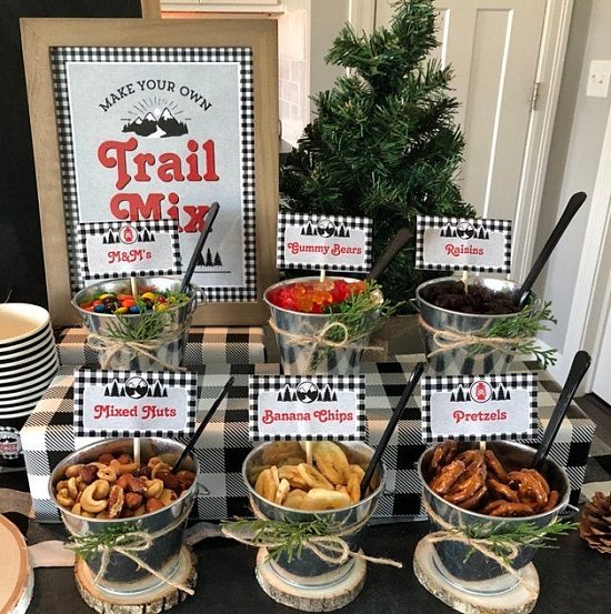 Trail Mix Bar Printable