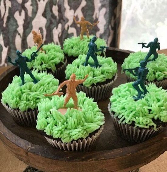 army cupcakes
