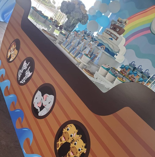 noahs ark dessert table design