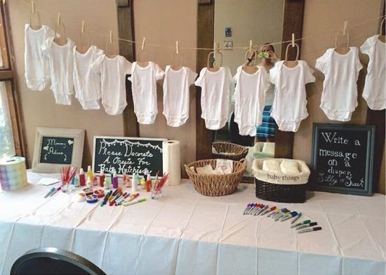 onesie making station