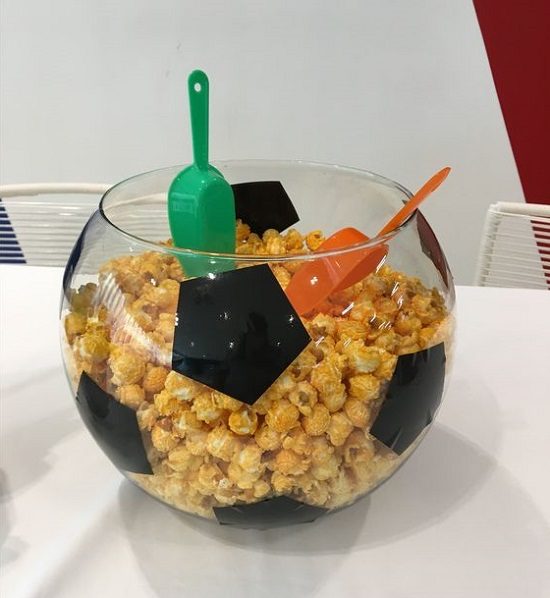 soccer food decoration