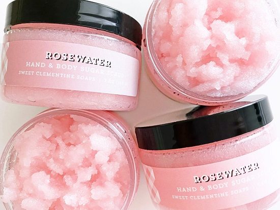 Rosewater Sugar Scrub
