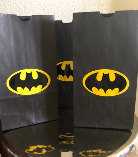 batman favor paper bags