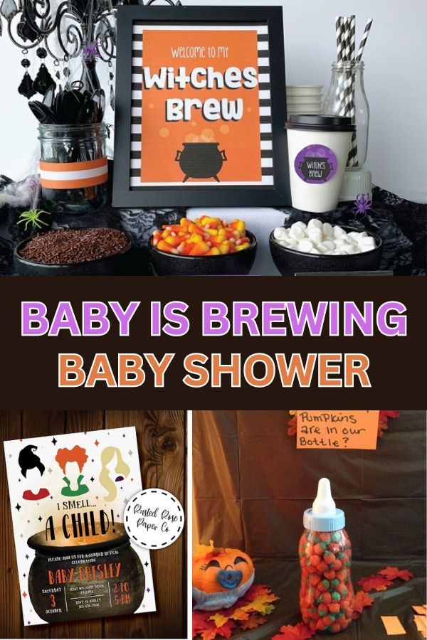 A Baby is Brewing Halloween Baby Shower Ideas