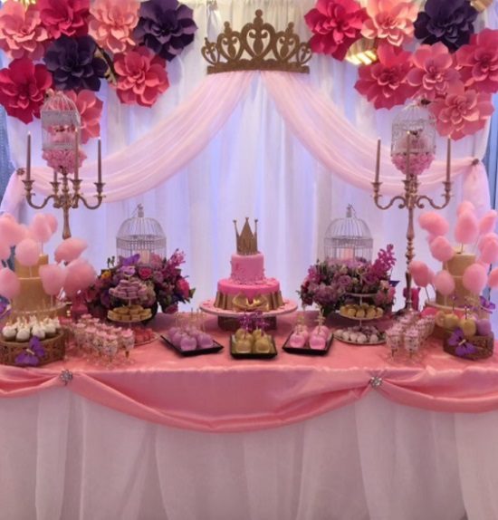 Crown Wall Decor with Sheers for your Little Princess