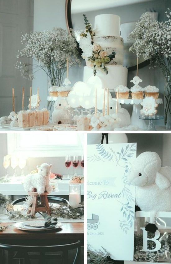 Little Lamb Gender Reveal Party