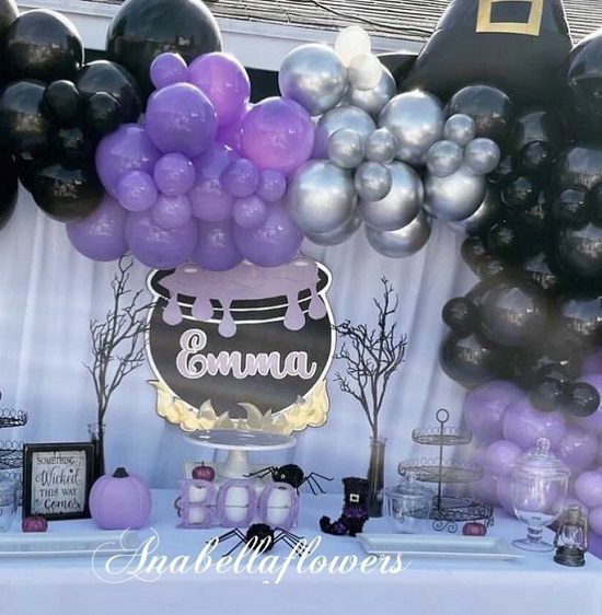 baby is brewing halloween backdrop