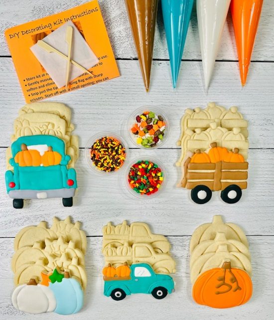 fall cookie making station