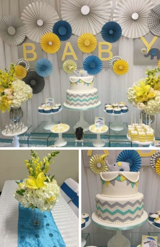 Glam Elephant Baby Shower