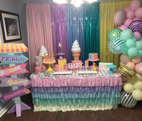 Pastel Candy Shop baby shower