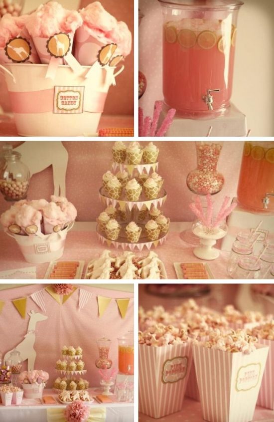 Pink Jungle baby shower Party