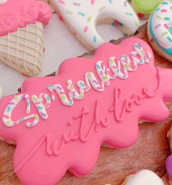Sprinkle cookies for a baby Sprinkle
