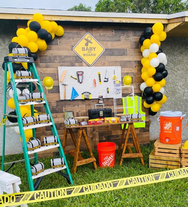 baby under construction zone