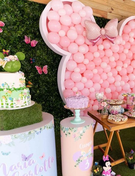 butterfly garden minnie mouse baby shower