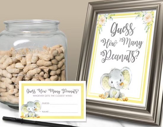 guess how many peanuts they are in a jar