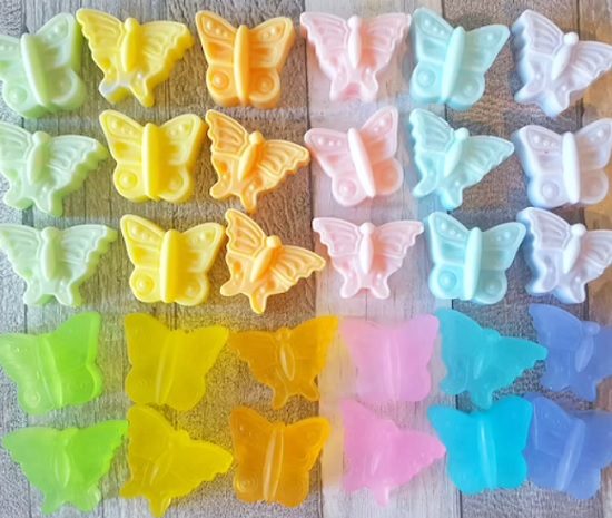 mini butterfly soaps