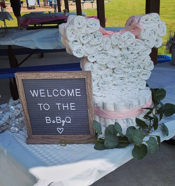 minnie mouse diaper cake
