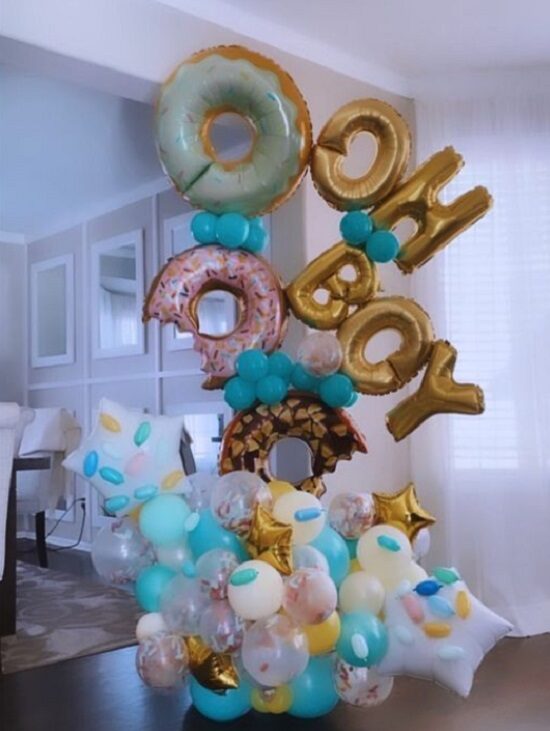 oh boy sprinked with love balloons