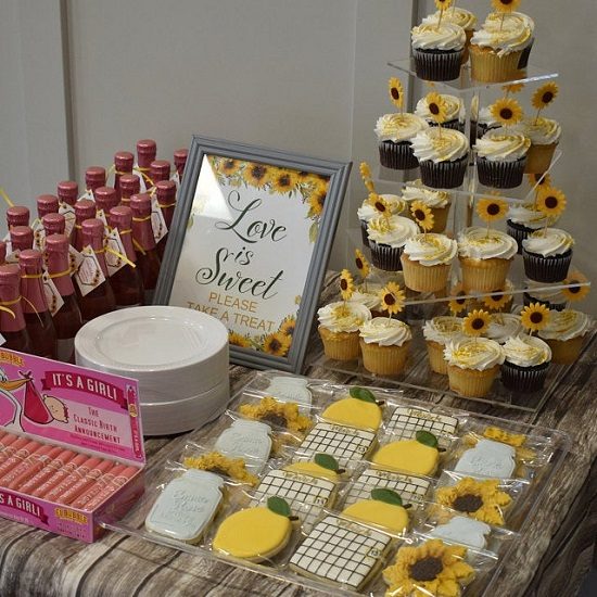 sunflower love is sweet sign