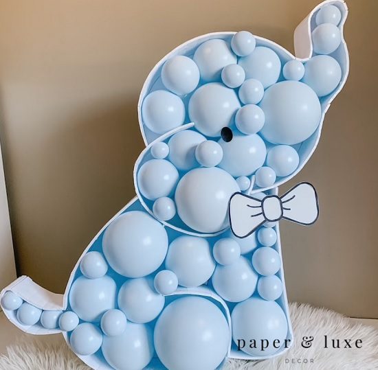 unique blue elephant balloon