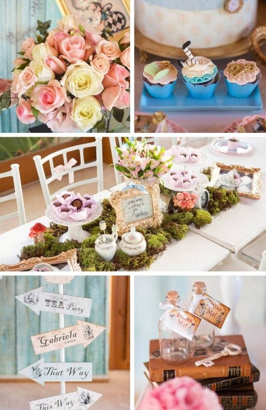 Alice-in-Wonderland-baby-shower-decorations