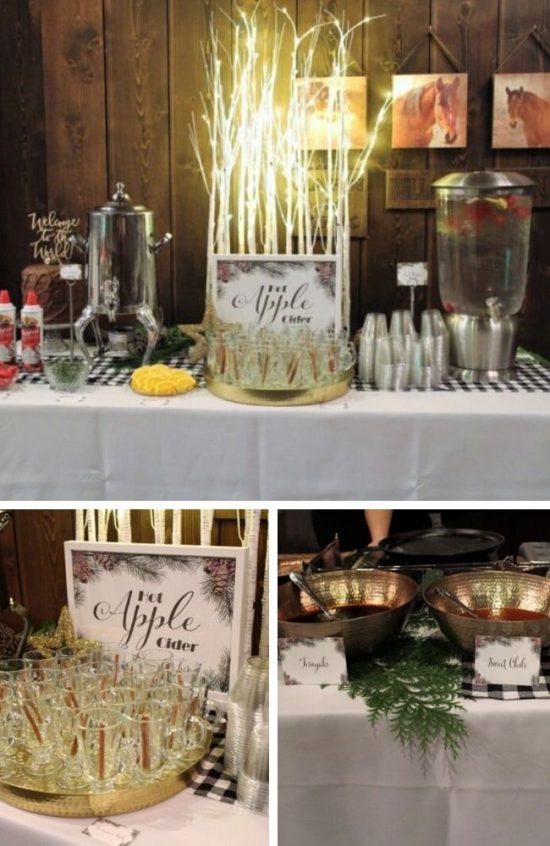 Cozy Pinecone Winter baby shower