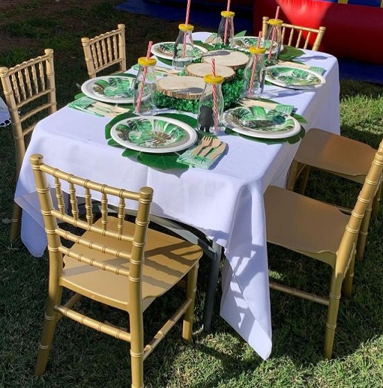 Elegant Where the Wild Things Are guest table setup