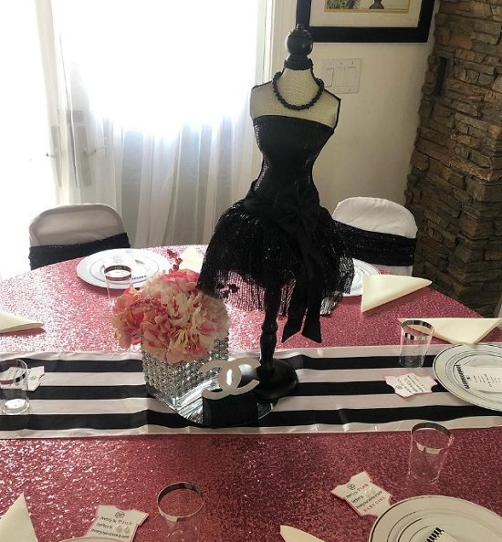Chanel Theme Baby Shower for princess