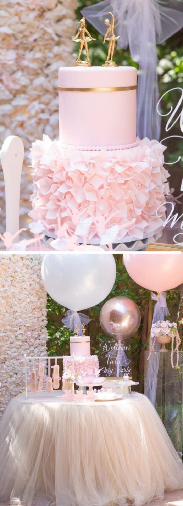 stunning ballerina baby shower decorations