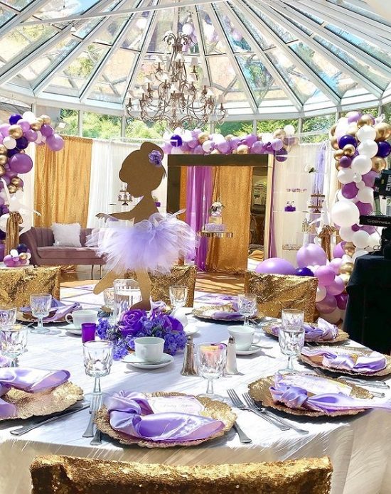 tiny dancer is on her way baby shower