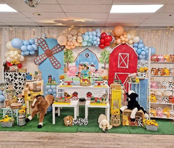 farm animals party props and decorations