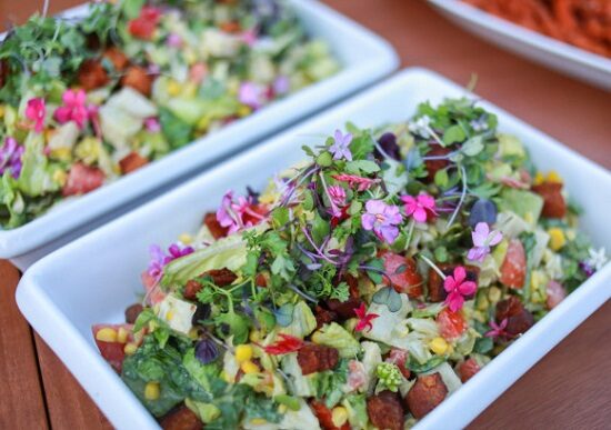 colorful salad bowl