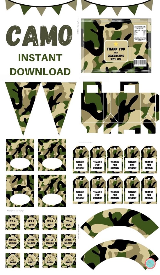 Camo Baby Shower Ideas – Baby Shower Ideas 4U
