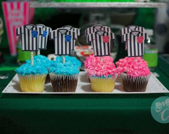 soccer gender reveal party