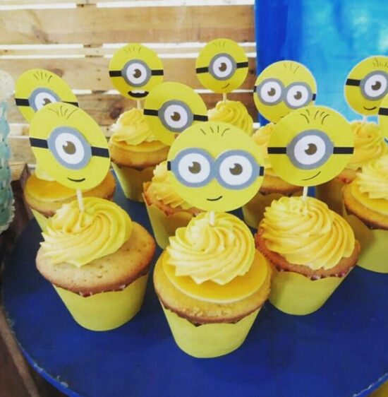 minion cupcake toppers