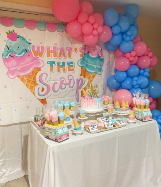 whats the scoop gender reveal party
