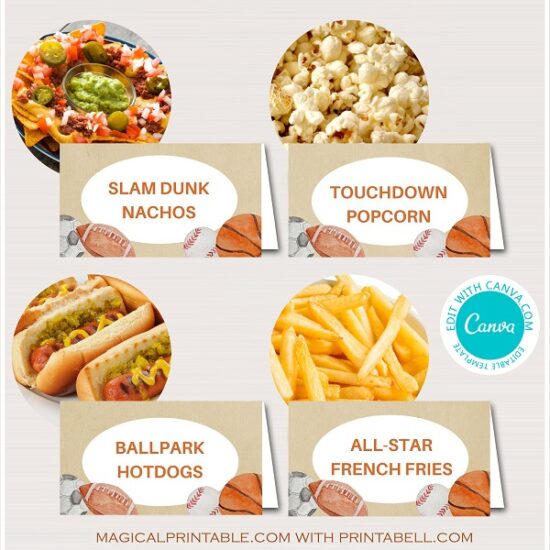 Printable-Sports-Food-Labels