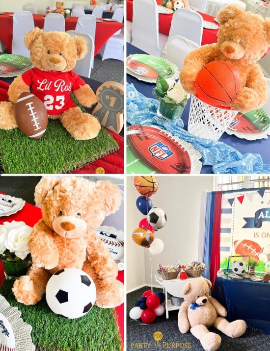 bear and little All-Star to be at fun baby shower for the champion parents and friends